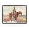 Stupell Industries Cowboy Fields And Farm Western Painting in Black Frame Wall Art